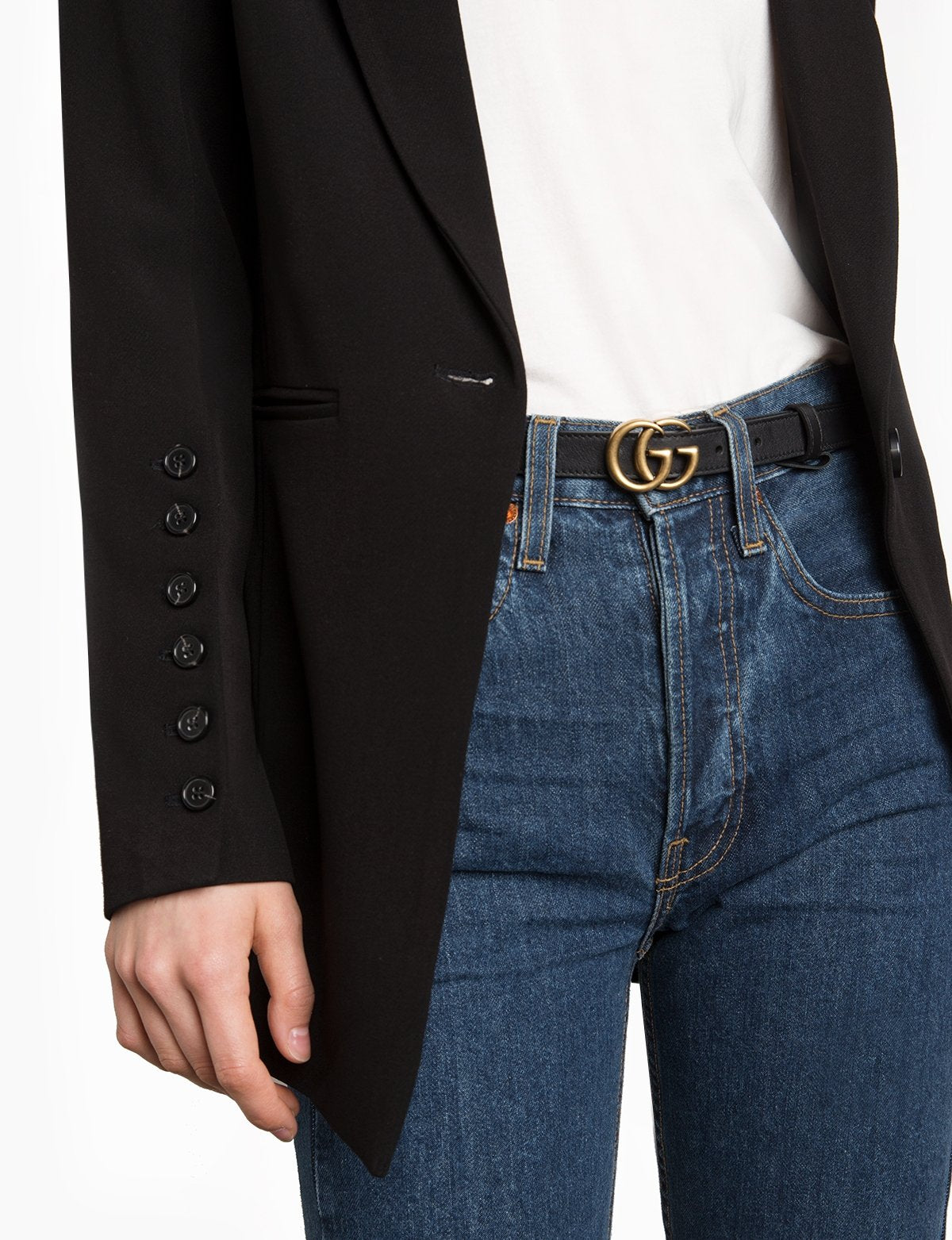 Black Multi Button Blazer