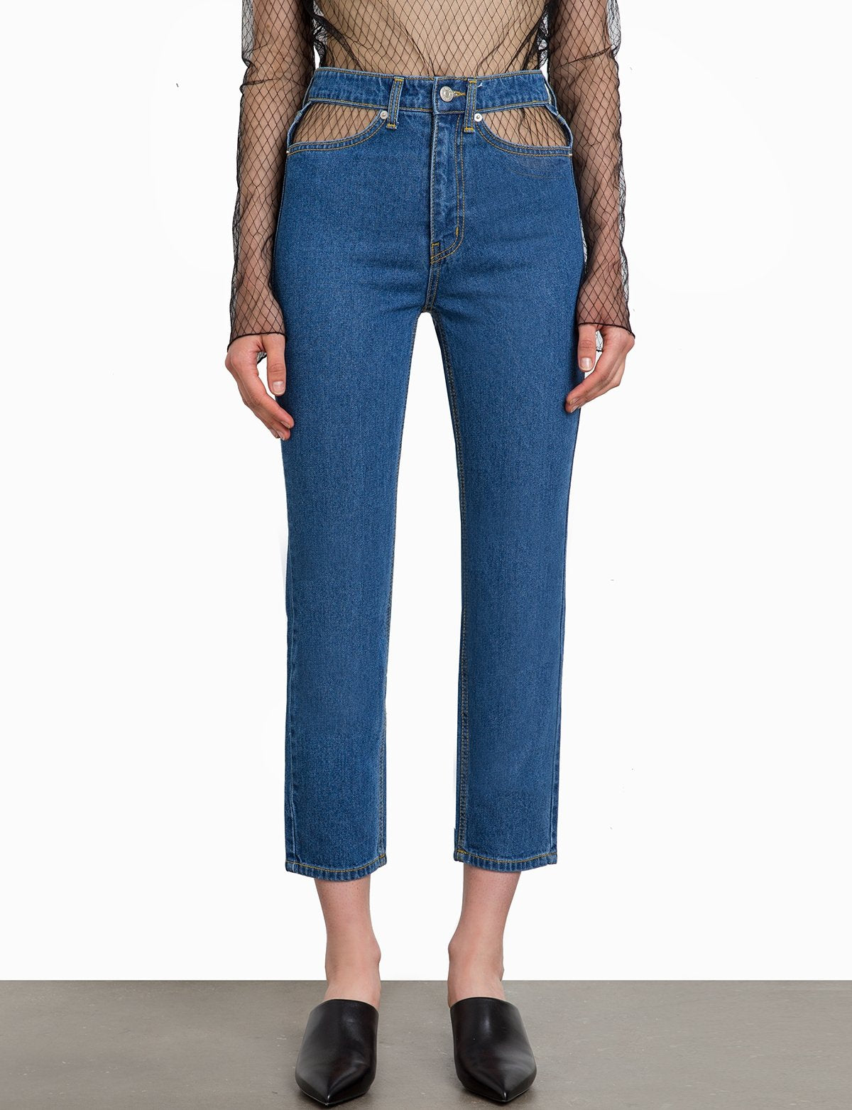 Stevie Cut Out Pocket Jeans