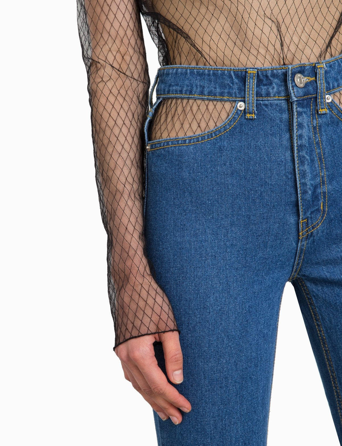 Stevie Cut Out Pocket Jeans