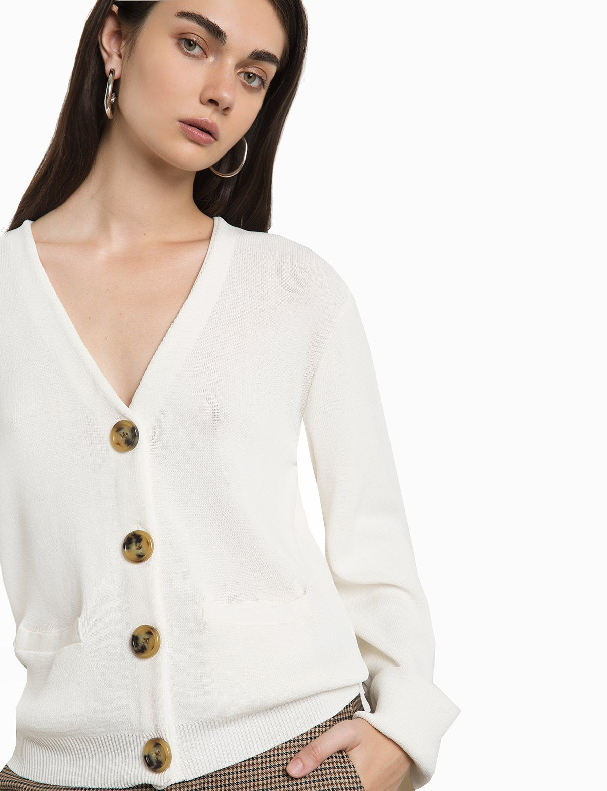 Monrow Button Cardigan