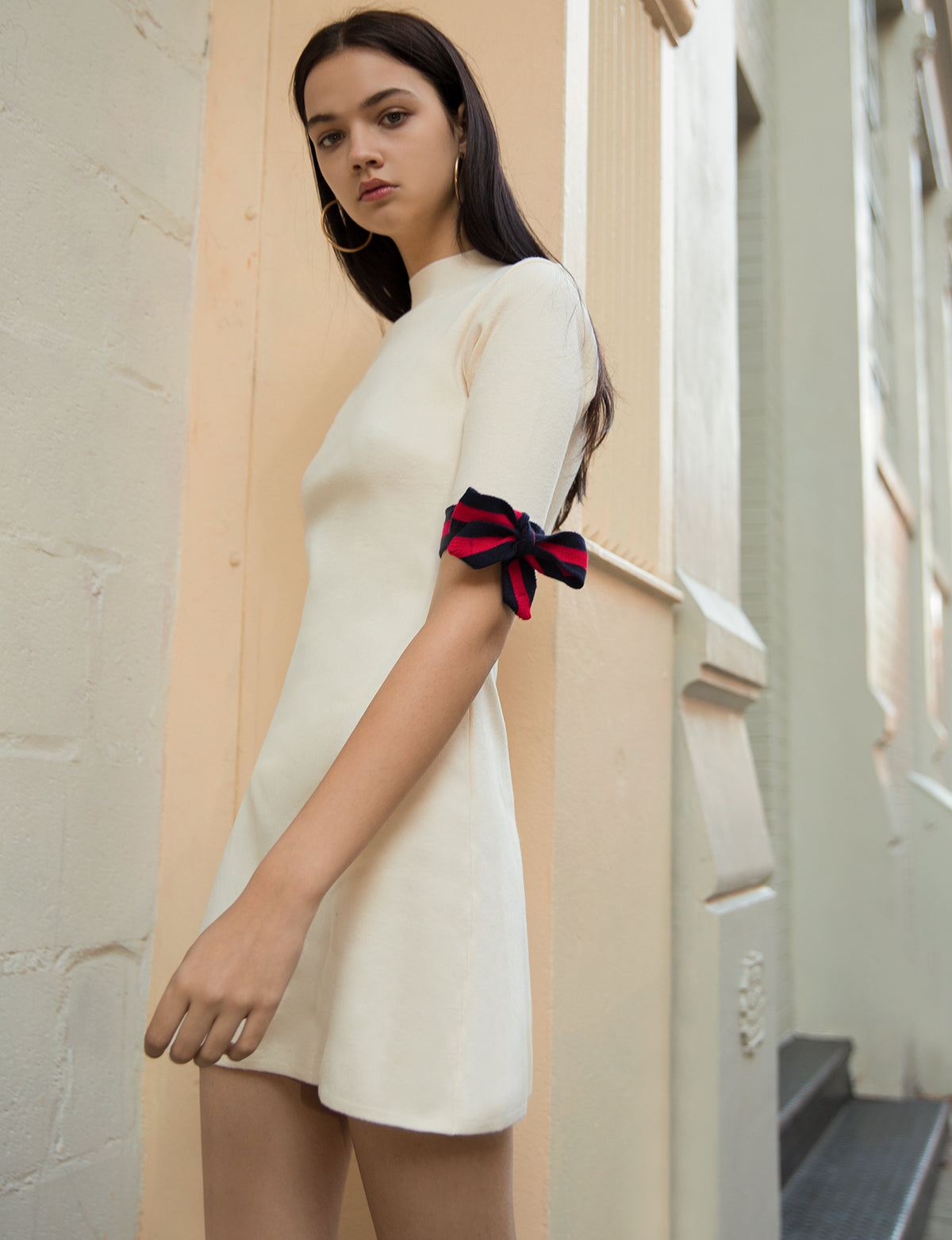 Aime Sleeve Tie Knit Dress
