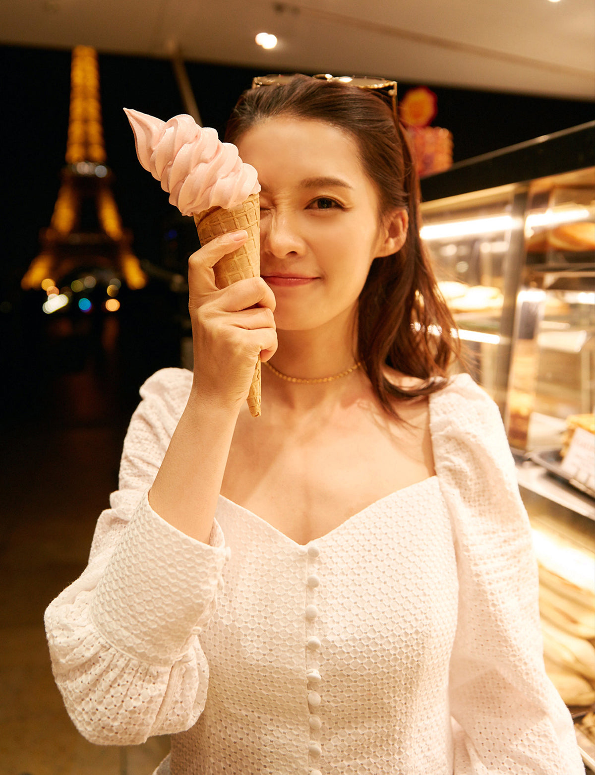 Valentina Bustier Puffy Sleeve Top