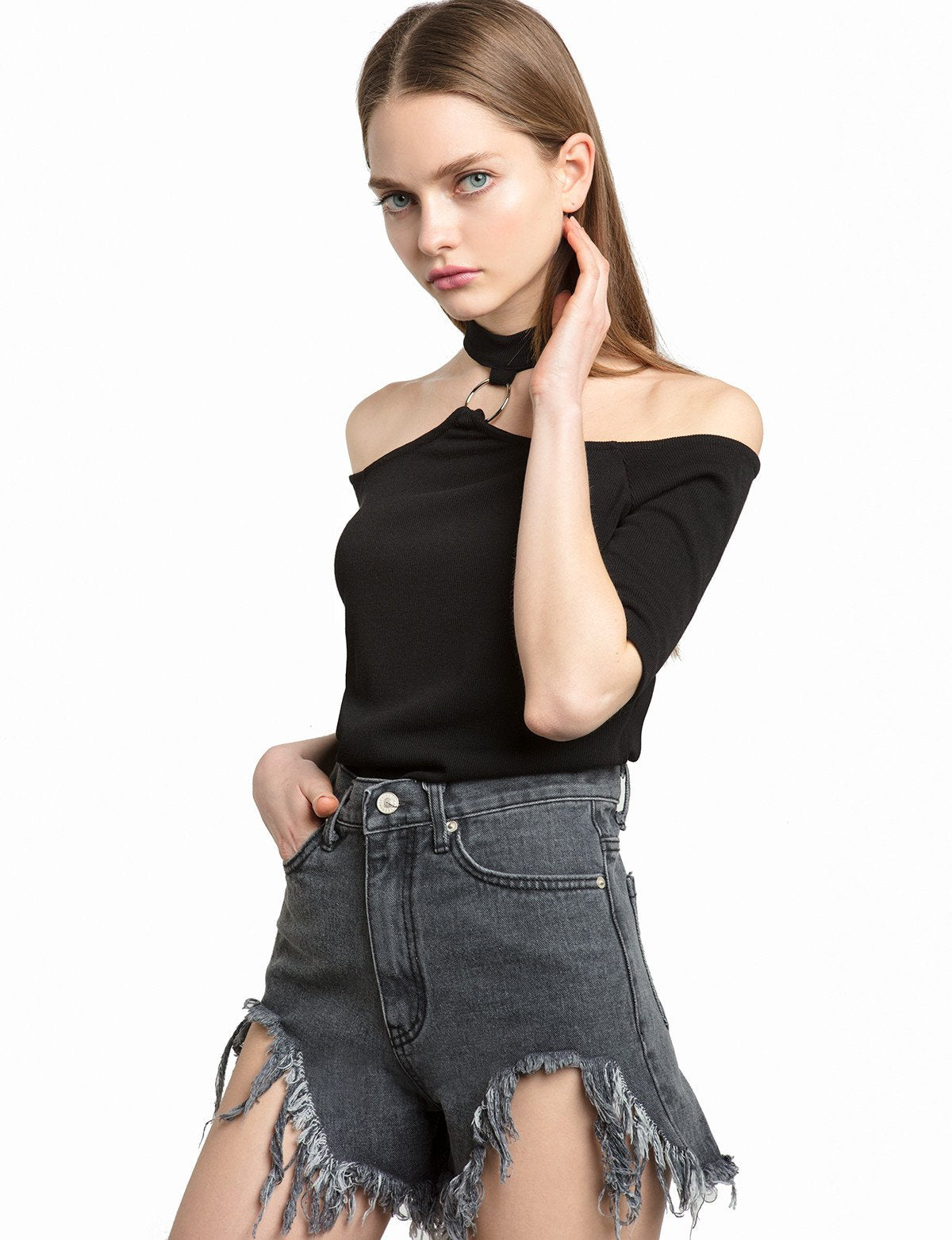 OTS Ring Choker Top